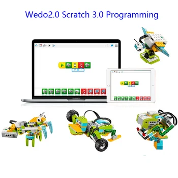 280 Vnt aukštųjų Technologijų WeDo Robotų Statybos WeDo 2.0 Robotų Statybos Nustatyti, Statyba Blokai Wedo 2.0 Švietimo Žaislai 