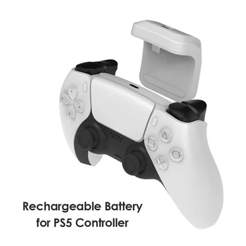 1500mAh Gamepad Išorės Baterija DualSense Valdytojas, Nešiojamų LED Indikatorius, Įkrovimo Baterija PS5 Žaidimų Valdiklis