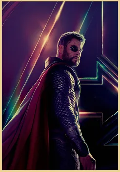Marvel superhero serijos filmą Keršytojas: Begalybės Karo filmo personažas kraftpopieris plakatas Geležinis Žmogus Voras Hulk Sienų Lipdukai