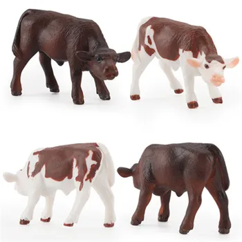 Modeliavimo Cub Naminių Gyvūnų Modeliavimo Figūra Karvė, Avis, Antis, Žąsis Švietimo Žaislas, Vaikiškų Žaislų Kolekcijos Paveikslas Dovanų