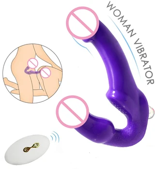Stiprios Vibracijos ir G-taško Stimuliatorius Sekso Žaislai Belaidžio Nuotolinio valdymo Moterų Masturbacija Massager