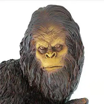 Bigfoot Gorila Drovumas Ape Medžio Statula Žiaurus Ape Skulptūra Tree Hugger Dekoro Sodo Kieme Meno Realistiškas 3D Gorilla Dekoras