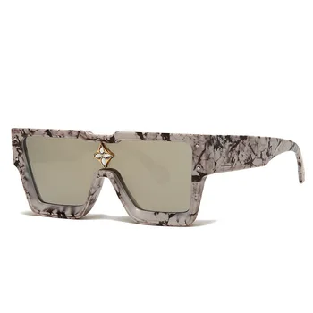 Europos ir Amerikos mados akiniai nuo saulės šviesą didelis rėmas leopardas spausdinti akiniai nuo saulės unisex akiniai nuo saulės retro mados akiniai nuo saulės