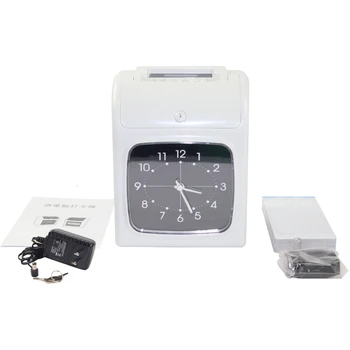 W-S1 Skaitmeninė Laiko Diktofonas Lankomumo Punch Kortelės Laikrodis Biuro Darbuotojai Patikrinti Perforavimo Mašina