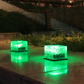 DLMH Saulės Požeminės Žibintai, LED Žibintai, Stiklo Lauko Kiemas Vandeniui Vejos Laiptai, Dekoratyvinės Šviesos Kraštovaizdžio
