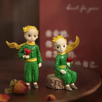 Mažasis Princas Statulėlės Micro Kraštovaizdžio Diy Namų Dekoro Miniatiūriniai Pasakų Sodas Ornamentu Darbastalio Apdaila Aksesuarai Dovanos