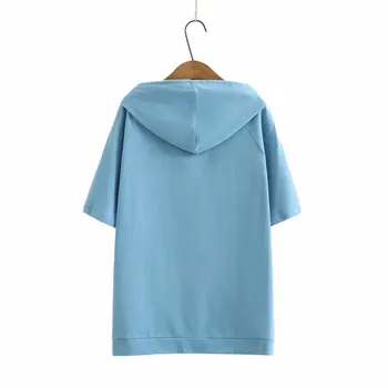 Plus size gobtuvu vientisos spalvos medvilnės skalbiniai moterų losse trumpas rankovės tshirts 2021 naujas vasaros atsitiktinis lady t marškiniai, moterų topai