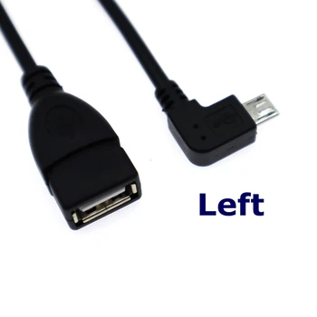 Micro USB Male į USB 2.0 Moterų OTG Kabeliu Konverteris Priimančiosios Adapterio Kabeliu, Skirta 