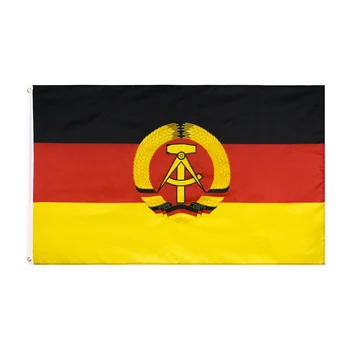 90x150 CM vokietijos Demokratinėje Respublikoje (VDR GDR Rytų Vokietijos Vėliava Apdaila