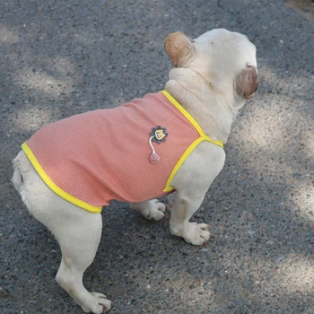 Vasaros šunelis Drabužius Maži Šunys Čihuahua Drabužiai, marškinėliai Puppy, Pet Kostiumas Šunims Liemenė