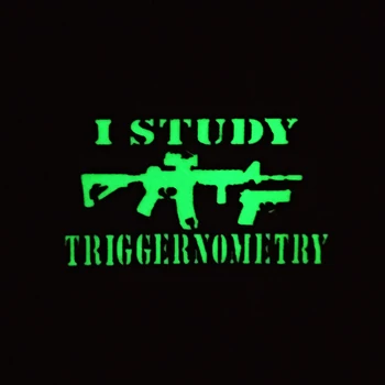 Studijuoju Triggernometry Pleistrai Atspindintis IR Pleistras karinės ŽENKLELIS Taktinis Appliques už Striukės