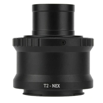 Aliuminio Lydinys Objektyvas Adapteris T2-NEX 1.25 Colio Teleskopas Mount Adapter Ring Sony NEX Montuoti vaizdo Kameros Objektyvas Turėtojas