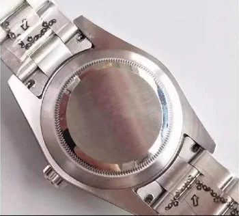41mm Mechaninė Automatinė Mens Sporto Žiūrėti Juoda Balta Dial Safyro Stiklas Laikrodžiai DATEJUST Nerūdijančio Plieno Relojes Hombre 2020 m.