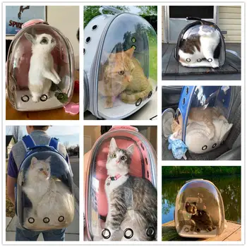 Kuprinės Vežėjas Kačių Pokalbiai Nešiojamų Naminių Vežėjas Maišą Kačių Mažų Šunų Kačių Vežėjas, Kuprinės, Kelionių Kosmoso Kapsulė Narve