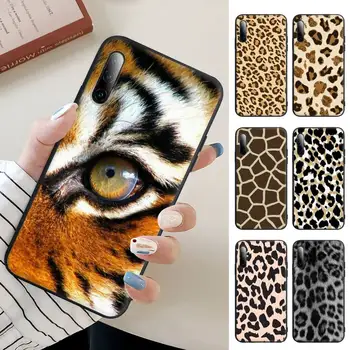 Tigras, Leopardas spausdinimui Pantera Silikono Mobiliojo Telefono dėklas Samsung A51 A71 A72 A20 A21 A31 A10 A40 A70 A30 S A20E A50 A52 A11