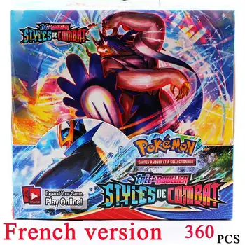 360Pcs Pokemon Kortas Originalus prancūzijos Prekybos Kortų Žaidimas Sword Shield Surinkimo dėžė Kortelės pe bouclier carte pokmon Vaikams