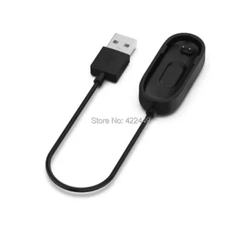 50pcs USB Įkrovimo Kabelis Xiao Juosta 4 Pakeitimas Laidas Įkroviklis Adapteris Miband 3 Smart Apyrankės įkrovimo kabelių Priedai