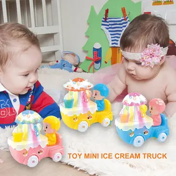 Ledai Saldainiai Automobilių Vežimėlio Namas Baterija Mergina Dovana Vaikams, Vaikams Žaisti Žaislas su Kliūtimi Tekinimo Funkcija