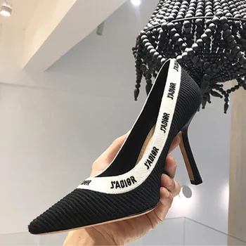 2020 metų vasaros naujus audimo vieną batai moteriški vieną batai su temperamentas batai dryžuotas moterų mados
