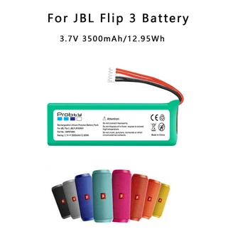 3.7 V 3500mAh Baterija GSP872693 už JBL Flip 3, JBL FLIP3 PILKA + taisymo įrankis Pakeisti Garsiakalbis Garsiakalbis