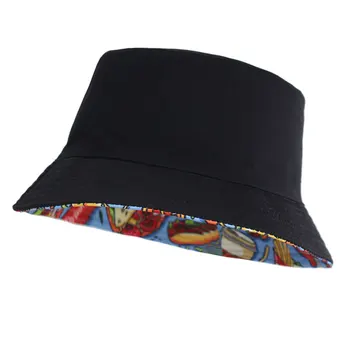 Vasaros Žvejys Moterų Kibiro Kepurę Vyrų Grįžtamasis Skrybėlės Moterims Bžūp Spausdinti Bob Panama Moterų Hip-Hop Saulės Vyrų Kibirą Bžūp Skrybėlę