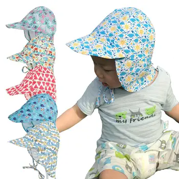 UPF50+ UV Apsauga nuo Saulės, Skrybėlę Kvėpuojantis Kūdikių Vaikai, Berniukas ir Mergaitė Unisex Kibirą Skrybėlės Vasaros Naujagimių Sunbonnet Skrybėlės Bebe Saulės Kepurės Kepurės