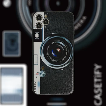 Kameros modelis iPhone 7 8 X XR xsmax 11 11ProMax 12 12Promax 7Plus minkštas atveju