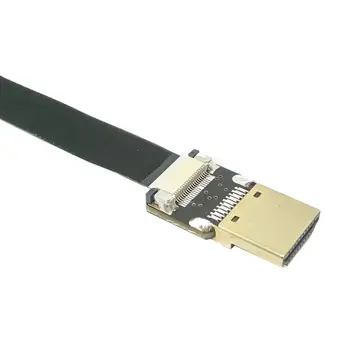 FPC HDMI Juostelės Kabelis Kampu Iki 90 Laipsnių Micro HDMI MiniHDMI Vyrų FPV Butas ffc hdmi Laidą Multicopter Oro Fotografija