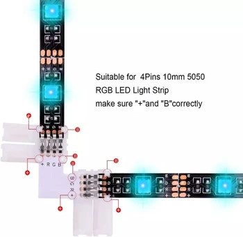 LED Juostelės žibintai tinka 5050 2835 jungtis 8MM 10MM