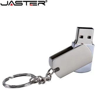 JASTER Metalo USB2.0 Nemokama U-formos adapteris 4GB 8GB 16GB 32GB 64GB Nešiotis jį su savimi, jį galima pasukti 180 laipsnių kampu(5vnt nemokama logo)
