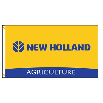 90x150cm New Holland Žemės ūkio Vėliava