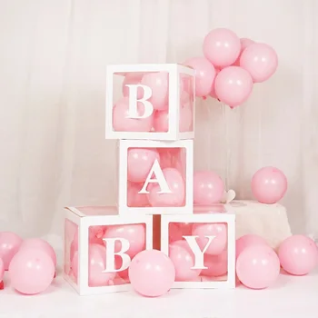 Vestuvių Pavadinimu Dėžutė Happy Birthday Nuotaka-į-bus Šalis, Baby Shower Fone Balionas Dekoro Skaidrus Laišką Kamuolys 