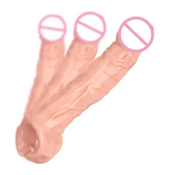 JWZGA Daugkartinio naudojimo Prezervatyvą Penis Extender Rankovės Erotinis Sekso Žaislai Suaugusiems, Sekso Produktai Gaidys Gumos Vyrų 18 Plius