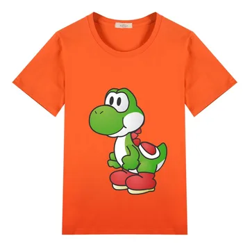 Berniukas drabužius animacinių filmų yoishi spalvinga medvilnės trumpą vaiko marškinėliai berniukams ir girsl summer tee vaikų drabužiai