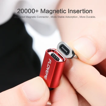 Magnetinio USB Laidas, Greito Įkrovimo C Tipo Kabelis, dvipuse Magnetas Įkroviklis Duomenų Mokestį, Micro USB Laidas, Mobilusis Telefonas, Kabelis, USB Laidas