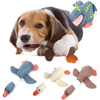 Šunų Žaislai Kūrybos Laukinių Žąsų Vilnos Žaislą Šuniuką Pet Žaisti, Kramtyti Žaislas Piskliwy Šuns Žaislai Šunims Augintiniai Prekių Lavinimo Šunų Vikrumo Žaislas