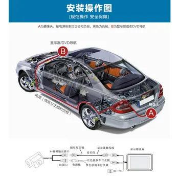 Už Lexus GS300 GS400 GS430 Aristo Automobilių Jutikliai, Jutiklis Atvirkštinio galinio vaizdo Kamera Auto Signalizacijos Parkavimo Sistemos