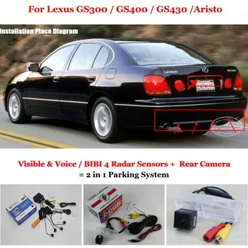 Už Lexus GS300 GS400 GS430 Aristo Automobilių Jutikliai, Jutiklis Atvirkštinio galinio vaizdo Kamera Auto Signalizacijos Parkavimo Sistemos
