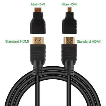 Aukštos kokybės Mini HDMI-suderinama adapteris Micro HDMI 