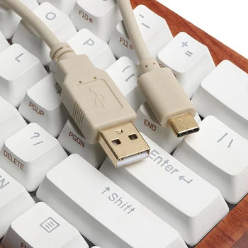 USB C Susukti Kabelis Viela Mechaninė Klaviatūra USB Kabelį, Tipas C USB Sąsaja, Pokerio 2 GH60 Klaviatūros Rinkinys
