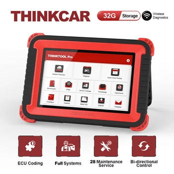 Thinkcar Originali Oficiali ThinkTool Pro OBD2 Skaneris Profesionalus Automobilių 28 Reset Paslauga, 8 Cm Visas Sistemos Diagnostikos