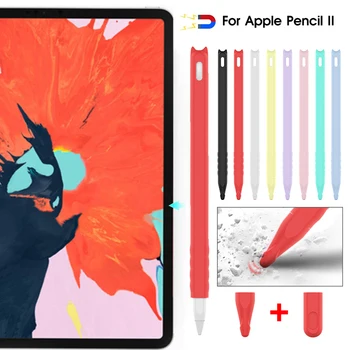 Pieštuku Dangtelis Apple Pieštuku 2 Silikono Atveju Protctive Dėklas Bžūp ipad pieštuku 2 2 Turėtojas Aiti-nulio Atveju Pieštuku 2
