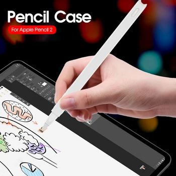 Pieštuku Dangtelis Apple Pieštuku 2 Silikono Atveju Protctive Dėklas Bžūp ipad pieštuku 2 2 Turėtojas Aiti-nulio Atveju Pieštuku 2