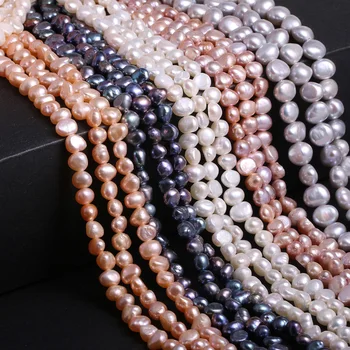 Natūralūs Gėlavandenių Perlų Karoliukai, Aukštos Kokybės netaisyklingos formos Punch Prarasti Granules Papuošalai 