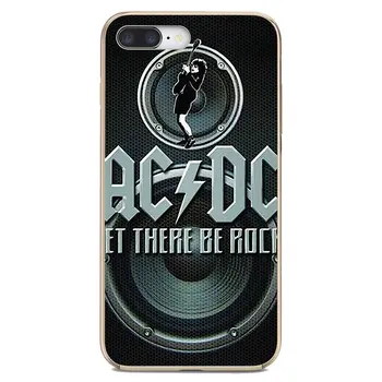 Malcolm Angus-A-Muzika-S-Band-E-ACDC AC DC Silikono Atveju iPhone 10 11 12 Mini Pro 4S 5S SE 5C 6 6S 7 8 X XR XS Plius Max 2020 m.