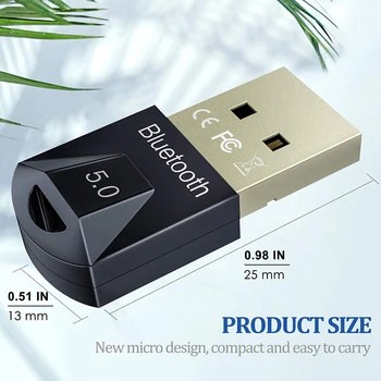 USB Bluetooth Adapteris 5.0 Bluetooth Dongle USB Adapteris 
