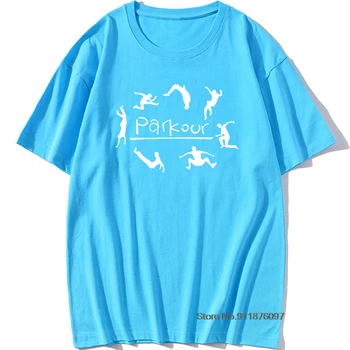 Nauja Vasaros Mados Vyrų Cool T-shirt vatos Pagaliukai Tees Parkour Vyrams trumpomis Rankovėmis Atsitiktinis Parkour Freerunning Širdies Marškinėliai