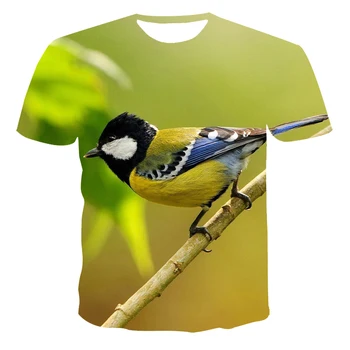 2021 Vasaros Naują 3D T-Shirt Gyvūnų Drugelis Modelio Gatvėse Marškinėliai Atsitiktinis Trumpas Rankovės O-Kaklo Viršų Mados Harajuku T-Shirts