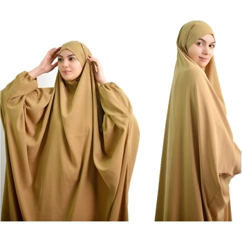 Eid Tradicinių Musulmonių Moterų Suknelė, Hijab Malda Drabužis Jilbab Abaja Ilgai Khimar Pilnas Draudimas Ramadanas Suknelė Abayas Islamo Drabužiai