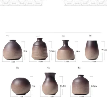 Kūrybinės Keramikos Vaza, Rankų darbo Retro 
